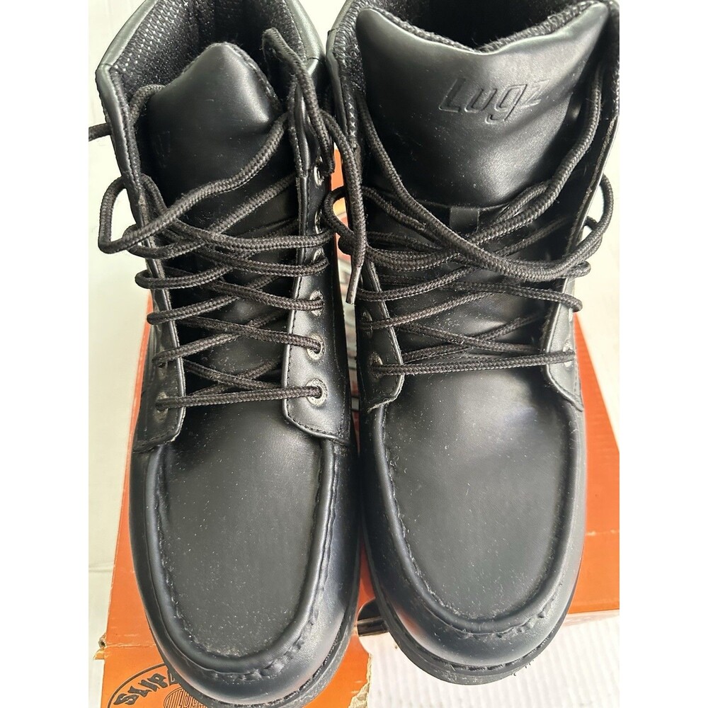 Lugz Cypress Black mens boots Size 12